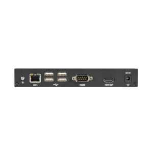Black Box KVXLCH-100 KVM Extender Kit over CATx - Single-Head, HDMI 4K30, USB 2.0, Audio, Serial, Local Video Out